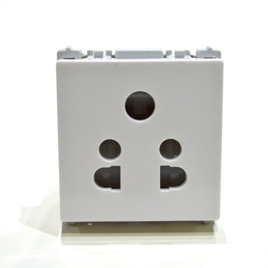 Picture of NOWA Socket 6A 2/3 Pin - 2M - White