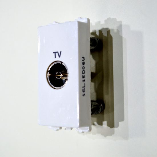 Picture of NOWA Co-Axial TV Socket 1 Point - 1M - White