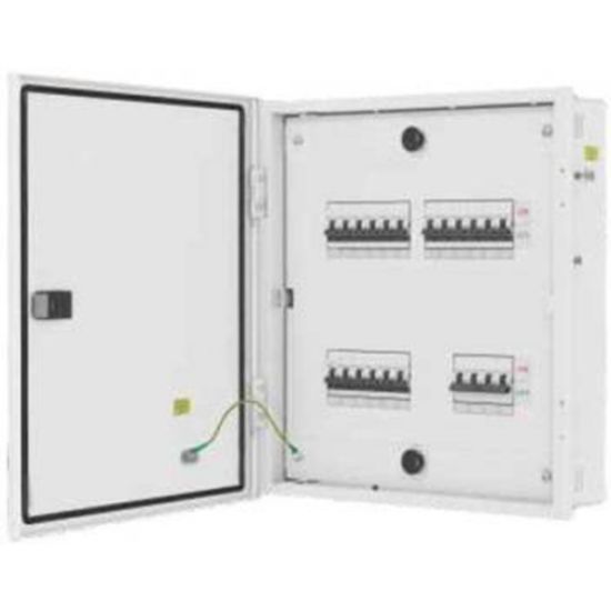 Picture of HAVELLS: 8 Way Double Door TPN Distribution Board