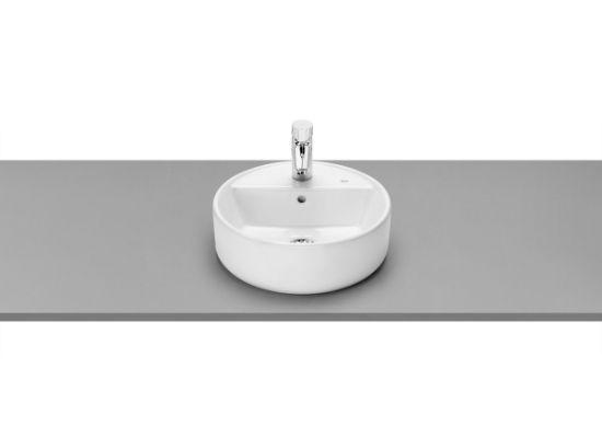 Picture of ROCA: Over Countertop Round Basin: White