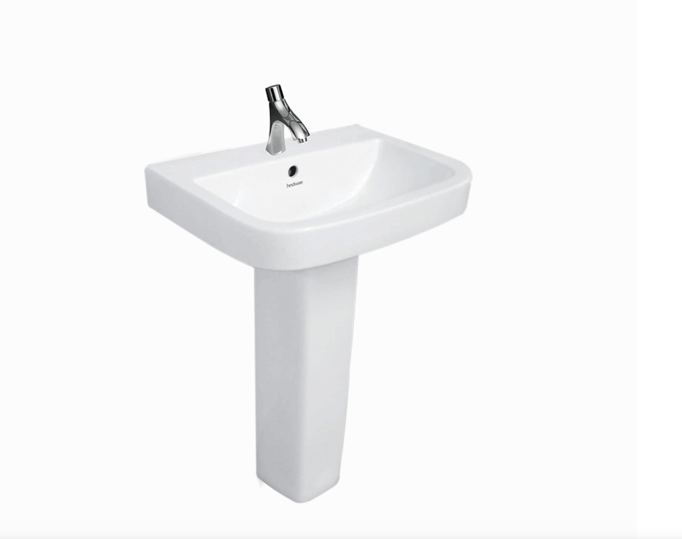 Hindware Wall Basin Neo With Pedestal White Online Hardware Store In Nepal Buy