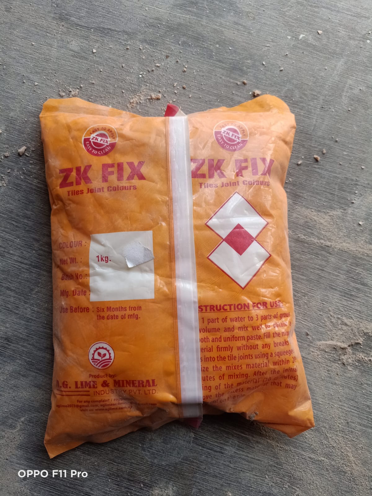 Zk Fixit Tile Grout Grey 1kg Online Hardware Store In Nepal Buy Construction And Building