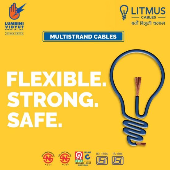 Picture of LITMUS: FRLS 90Mtrs. Single Core MS Wire 1mm: Yellow