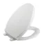 Picture of KOHLER: OVE Elongated Quiet Close Toilet Seat Cover: White