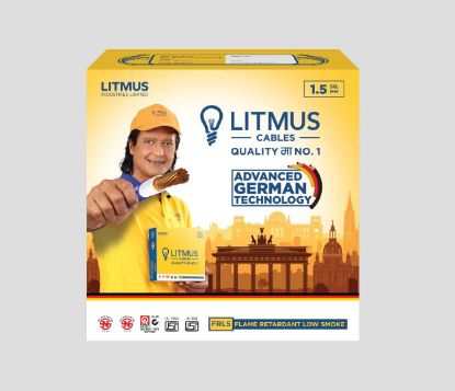 Picture of LITMUS: FRLS 90Mtrs. Single Core MS Wire 1.5mm: Yellow