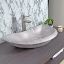 Picture of TOYO: Art Basin 67X47X14CM: Light Grey Marble Matt