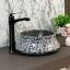 Picture of TOYO: Art Basin 370X370X150MM: Black Texture (Double Finish)