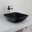 Picture of TOYO: Art Basin 410X410X130MM: Black Marble Glossy