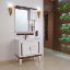 Picture of TOYO: Bathroom Vanity 810X470MM: White & Copper