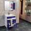 Picture of TOYO: Bathroom Vanity 610X460MM: White & Blue