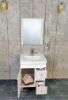 Picture of TOYO: Bathroom Vanity 610X460MM: White Texture