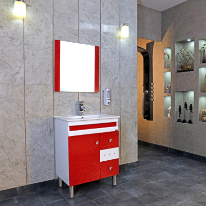Picture of TOYO: Bathroom Vanity 610X460MM: Red Texture