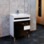 Picture of TOYO: Bathroom Vanity 610X460MM: Black & White Plain