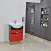 Picture of TOYO: Bathroom Vanity 560X430MM: Black & Red